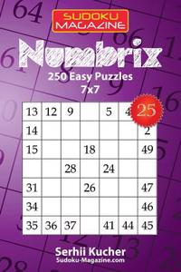 Numbrix - 250 Easy Puzzles 7x7