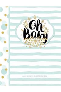 Baby Shower Guest Book Boy