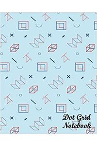 Abstract Pattern Dot Grid Notebook