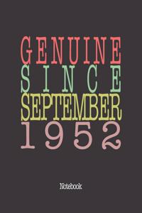 Genuine Since September 1952