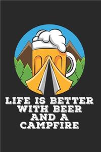 Bier Camping Notizbuch