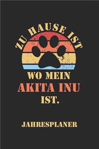AKITA INU Jahresplaner