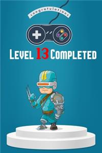 Congratulations Level 13 Completed