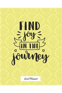 Find Joy In The Journey Goal Planner