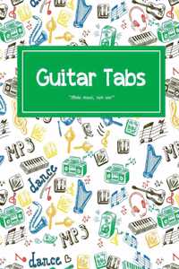 Guitar tab notebook