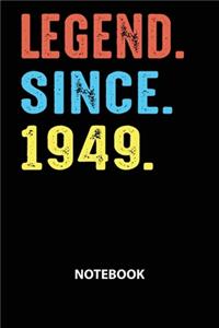 Legend Since 1949 Notebook