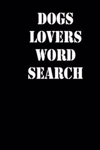 dogs lovers word search