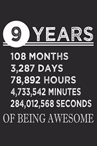 9 Years Of Being Awesome