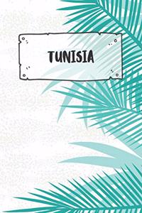 Tunisia: Dotted Travel Diary Notebook or Journey Dotted Grid Journal - Holiday Trip Pocketbook for Men and Women with Dots