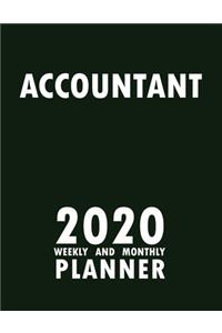 Accountant 2020 Weekly and Monthly Planner