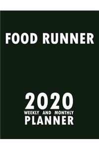 Food Runner 2020 Weekly and Monthly Planner