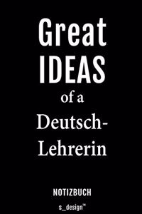 Notizbuch für Deutsch-Lehrer / Deutsch-Lehrerin