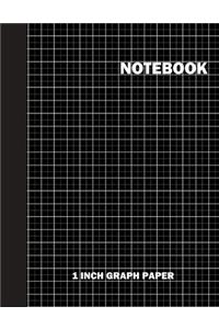 Notebook. 1 Inch Graph Paper