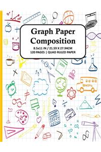 Graph Paper Composition Notebook