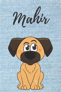 Mahir Hund-Malbuch / Notizbuch Tagebuch