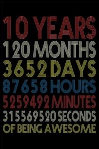 10 Years Of Being Awesome