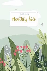 Monthly Bill Planner and Organizer