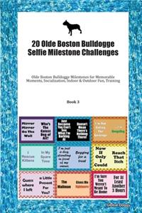 20 Olde Boston Bulldogge Selfie Milestone Challenges