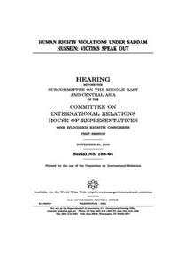 Human rights violations under Saddam Hussein