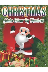 Christmas Adults Colour By Numbers