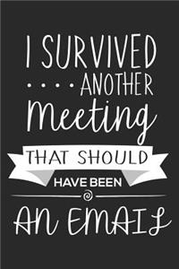 I Survived Another Meeting That Should Have Been An Email
