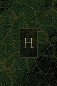 Monogram H Notebook