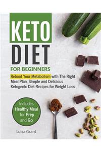Keto Diet for Beginners: Reboot Your Metabolism with the Right Meal Plan, Simple and Delicious Ketogenic Diet Recipes for Weight Loss