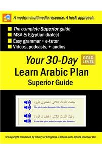 Your 30-Day Learn Arabic Plan (Superior Guide), Gold