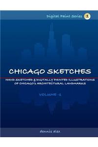 Chicago Sketches - Digital Paint Series 1