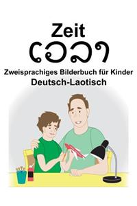 Deutsch-Laotisch Zeit Zweisprachiges Bilderbuch für Kinder