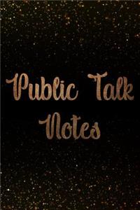 Public Talk Notes