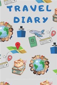 Travel Diary Kids Journal to Record Traveling Experiences