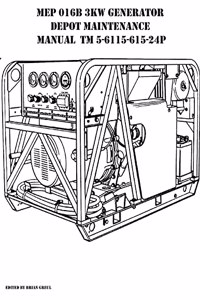 MEP 016B 3KW Generator Depot Maintenance Manual TM 5-6115-615-24P