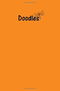 Doodles Journal - Great for Sketching, Doodling, Project Planning or Brainstorming: Medium Ruled, Soft Cover, 6 x 9 Journal, Tangerine, 365 Pages