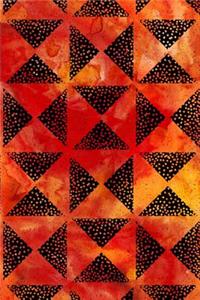 Bullet Journal Notebook Triangles with Dots Pattern 5