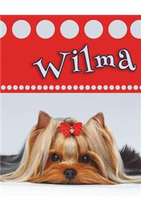 Wilma: Personalized Address Book, Large Print, 8 1/2 X 11