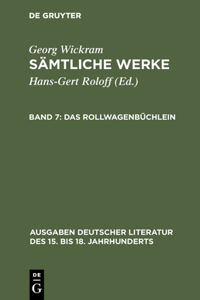 Sämtliche Werke, Band 7, Das Rollwagenbüchlein