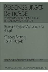 Georg Britting (1891-1964)