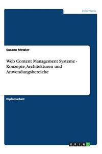 Web Content Management Systeme - Konzepte, Architekturen und Anwendungsbereiche