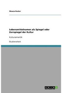 Lebensmittelnamen als Spiegel oder Zerrspiegel der Kultur
