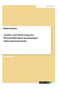 Analyse und Bewertung der Wirtschaftlichkeit kommunaler Nahverkehrsbetriebe