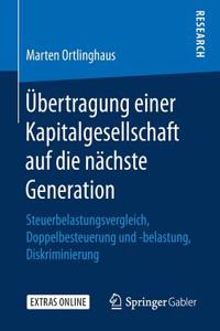 Übertragung Einer Kapitalgesellschaft Auf Die Nächste Generation