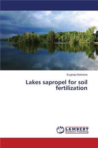 Lakes sapropel for soil fertilization