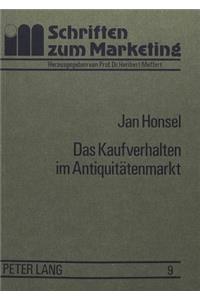 Das Kaufverhalten Im Antiquitaetenmarkt