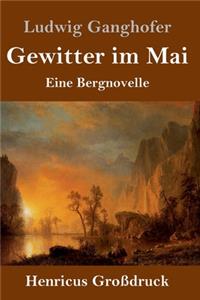 Gewitter im Mai (Großdruck)