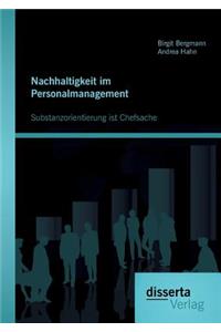 Nachhaltigkeit im Personalmanagement