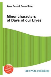 Minor Characters of Days of Our Lives