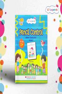 Oswaal Lil Legends My first book of Patterns, Pencil Control Pattern Tracing Book Volume-1 for kids 3+ age group