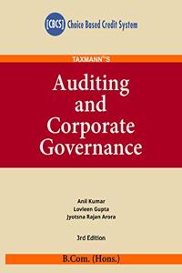 Taxmann's Auditing and Corporate Governance (CBCS) (B.Com.-Hons.)(3rd Edition December 2019)