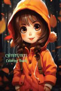 Cute Chibi Girls Coloring Book
